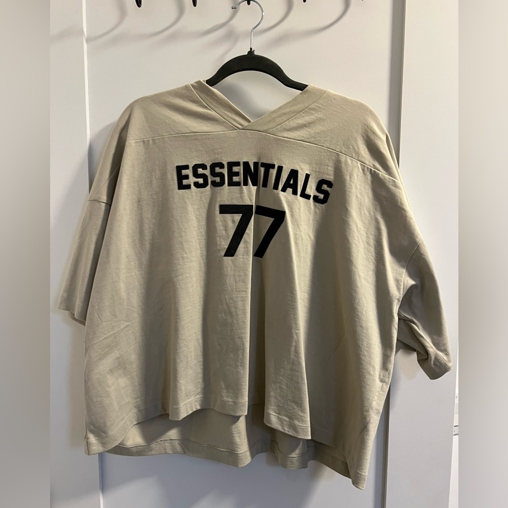 Essentials Beige Crop Top